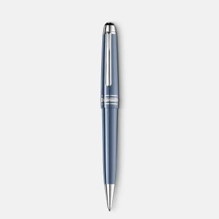 montblanc - stylo bille meisterstück glacier midsize bleu