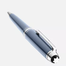 montblanc - stylo bille meisterstück glacier midsize bleu