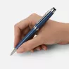 montblanc - stylo bille meisterstück glacier midsize bleu