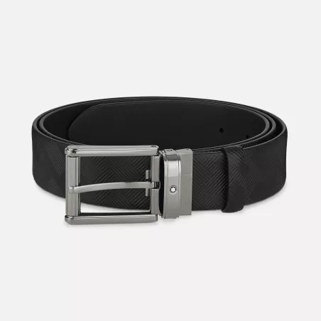 Ceinture de 35 mm en cuir noir Montblanc