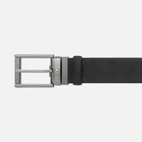 Ceinture de 35 mm en cuir noir Montblanc