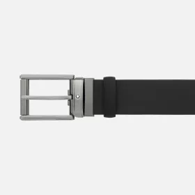 Ceinture de 35 mm en cuir noir Montblanc