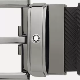 Ceinture de 35 mm en cuir noir Montblanc