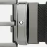 Ceinture de 35 mm en cuir noir Montblanc