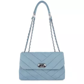 Sac Trotteur Jeans Matelassé De Lancaster