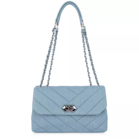 Sac Trotteur Jeans Matelassé De Lancaster