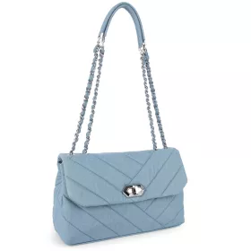 Sac Trotteur Jeans Matelassé De Lancaster