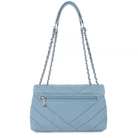 Sac Trotteur Jeans Matelassé De Lancaster
