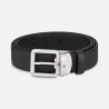 Ceinture de 30 mm en cuir noir Montblanc