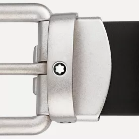 Ceinture de 30 mm en cuir noir Montblanc