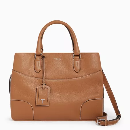 Le Tanneur - grand sac à main romy en cuir grainé