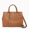 Le Tanneur - grand sac à main romy en cuir grainé