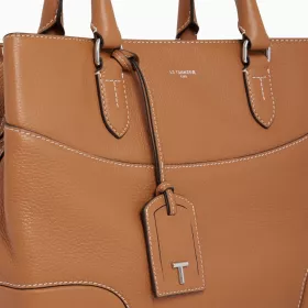 Le Tanneur - grand sac à main romy en cuir grainé