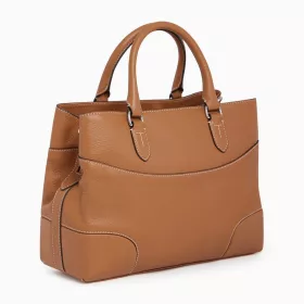Le Tanneur - grand sac à main romy en cuir grainé