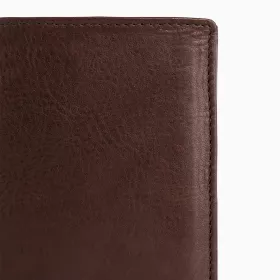 Le Tanneur - grand portefeuille zippé 3 volets gary en cuir huilé