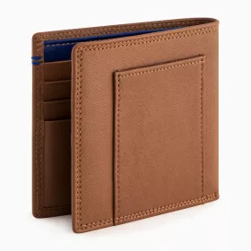 Le Tanneur - porte cartes horizontal moyen modele avec poche billets martin en cuir lisse