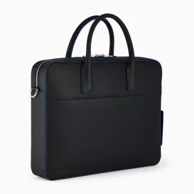 Porte Documents 14" Emile En Cuir Monogramme De Le Tanneur