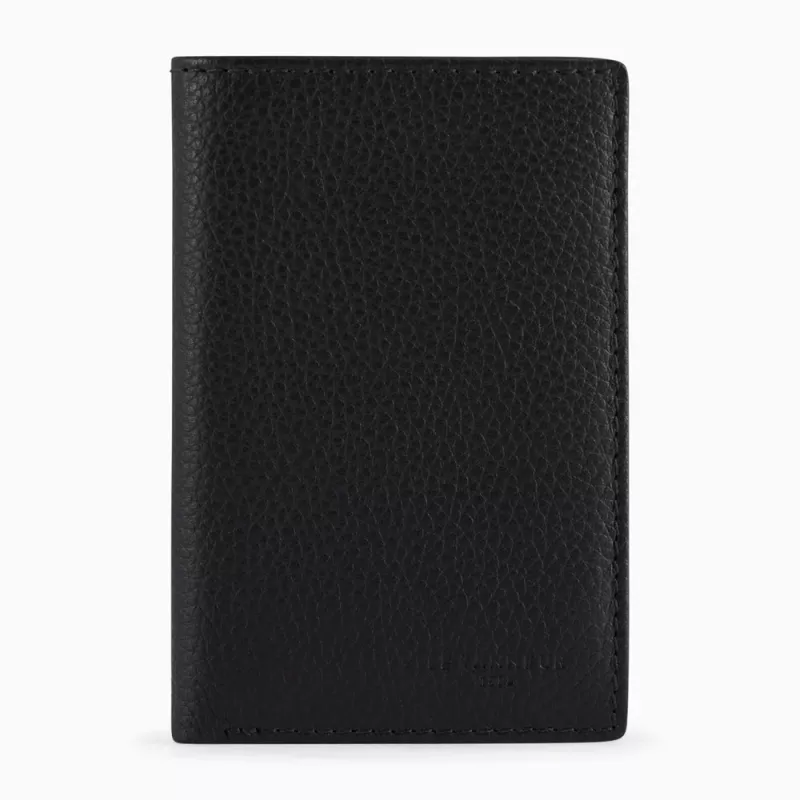 Le Tanneur - petit porte cartes charles en cuir grainé Le Tanneur - petit porte cartes charles en cuir grainé