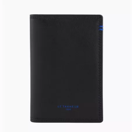 Le Tanneur - porte cartes vertical martin en cuir lisse