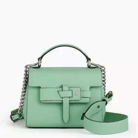 Petit Sac À Main À Rabat Sabrina En Cuir De Le Tanneur