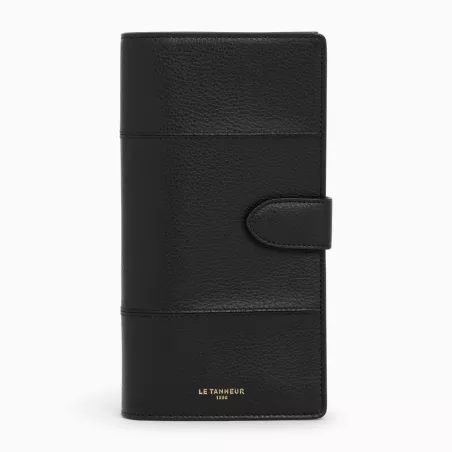 Porte Chéquier Juliette En Cuir Grainé De Le Tanneur