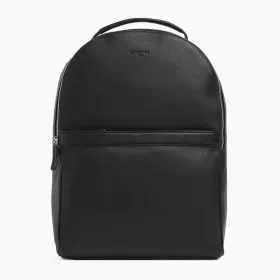 Sac À Dos Zippé Charles En Cuir Grainé De Le Tanneur