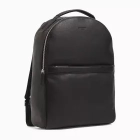 Sac À Dos Zippé Charles En Cuir Grainé De Le Tanneur