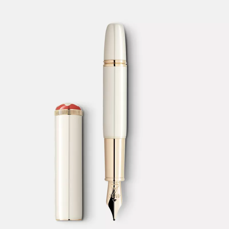 Stylo plume (M) couleur ivoire Montblanc Heritage Rouge et Noir « Baby » Édition Spéciale Montblanc Stylo plume (M) couleur ivoire Montblanc Heritage Rouge et Noir « Baby » Édition Spéciale Montblanc