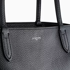 Petit Sac Cabas Louise En Cuir Grainé De Le Tanneur