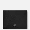 Portefeuille 6cc avec 2 poches transparentes Montblanc Sartorial Montblanc