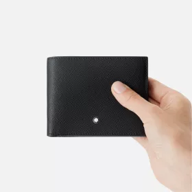 Portefeuille 6cc avec 2 poches transparentes Montblanc Sartorial Montblanc