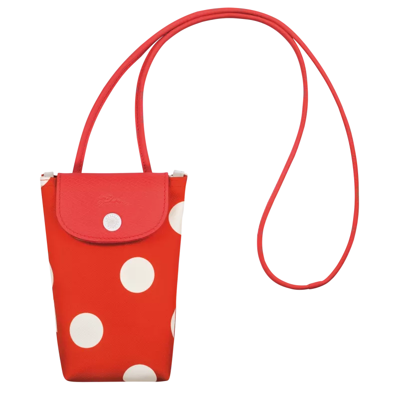 Etui téléphone avec cordon Le Pliage Collection de Longchamp Etui téléphone avec cordon Le Pliage Collection de Longchamp