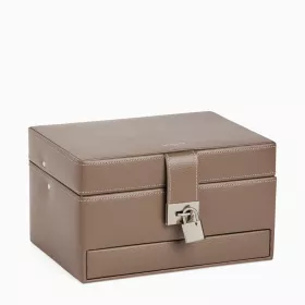 Boite À Bijoux Moyen Modèle Ouverture Automatique En Cuir Le Tanneur
