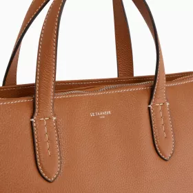 Porte Documents 1 Soufflet 15" Sophie En Cuir Grainé Le Tanneur