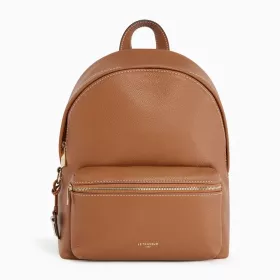 Petit Sac À Dos Gisèle En Cuir Grainé Le Tanneur
