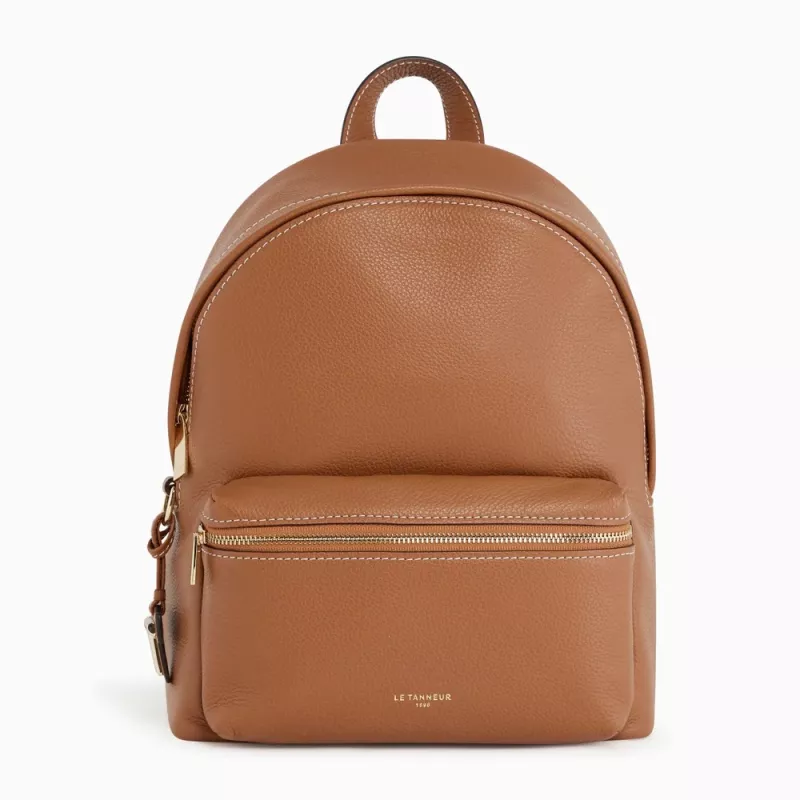 Petit Sac À Dos Gisèle En Cuir Grainé Le Tanneur Petit Sac À Dos Gisèle En Cuir Grainé Le Tanneur