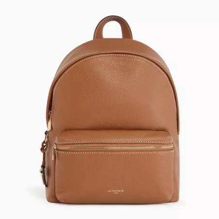Petit Sac À Dos Gisèle En Cuir Grainé Le Tanneur