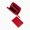 Porte Monnaie Zippé Avec Porte Cartes Amovible Charlotte En Cuir Lisse Le Tanneur