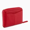 Porte Monnaie Zippé Avec Porte Cartes Amovible Charlotte En Cuir Lisse Le Tanneur