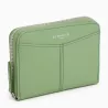 Porte Monnaie Zippé Avec Porte Cartes Amovible Charlotte En Cuir Lisse Le Tanneur