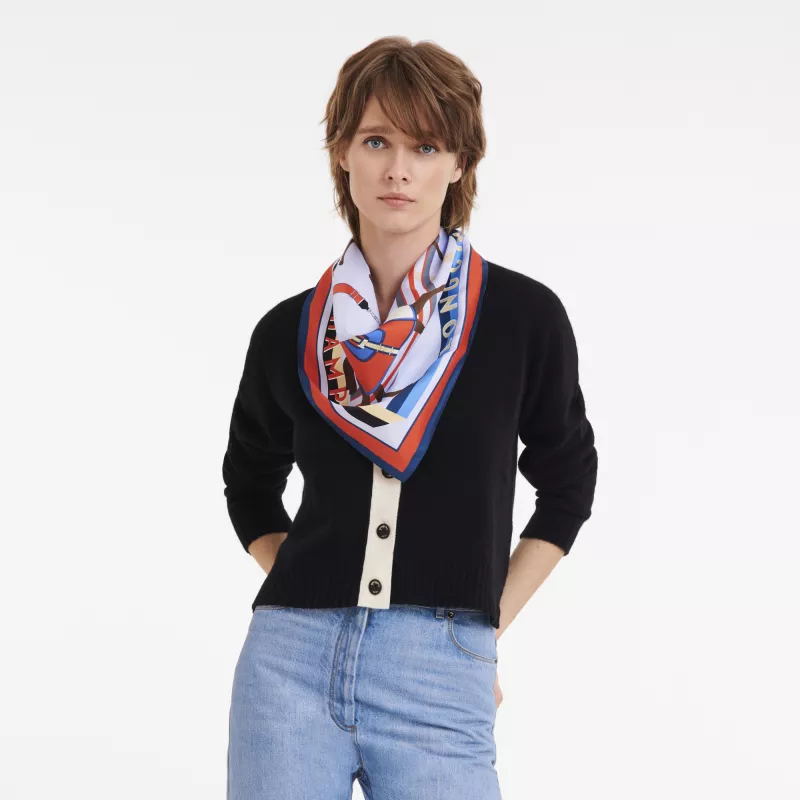 Carré de soie 70 Collection Automne/Hiver 2023 Longchamp Carré de soie 70 Collection Automne/Hiver 2023 Longchamp
