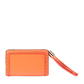 lancel - portefeuille compact rectangulaire zippé m premier flirt de lancel