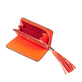 lancel - portefeuille compact rectangulaire zippé m premier flirt de lancel