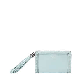 lancel - portefeuille compact rectangulaire zippé m premier flirt de lancel
