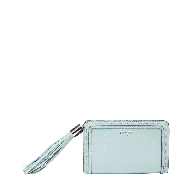 lancel - portefeuille compact rectangulaire zippé m premier flirt de lancel lancel - portefeuille compact rectangulaire zippé m premier flirt de lancel