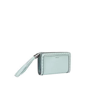 lancel - portefeuille compact rectangulaire zippé m premier flirt de lancel