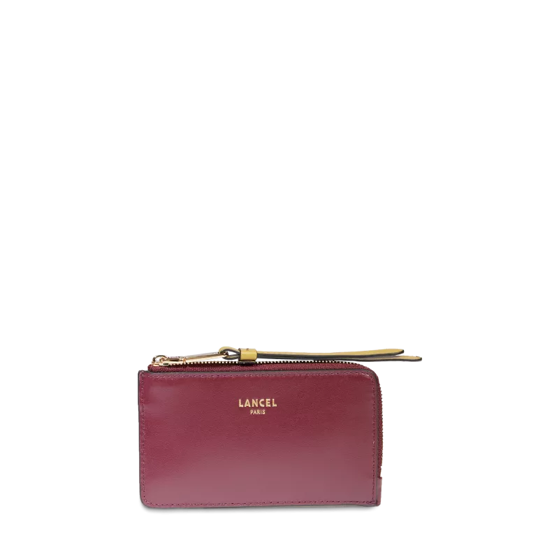 Lancel - Origami porte-cartes zippé Lancel - Origami porte-cartes zippé