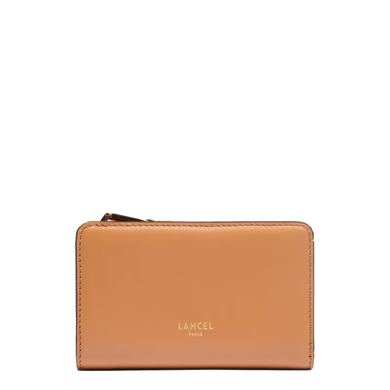 Lancel - Origami portefeuille compact zippé Lancel - Origami portefeuille compact zippé