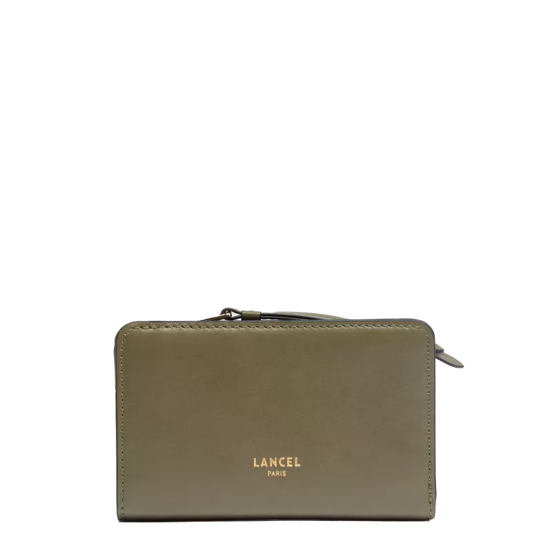 Lancel - Origami portefeuille compact zippé Lancel - Origami portefeuille compact zippé