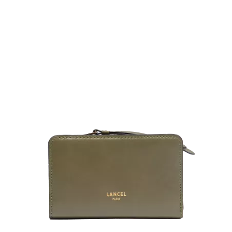 Lancel - Origami portefeuille compact zippé